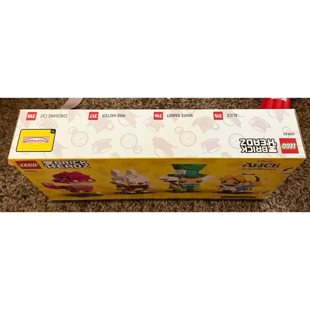LEGO Brickhaedz Disney Alice Wonderland (NWT) 40925